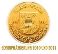 Auszeichnung Honigprämierung